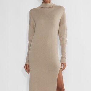Aritzia Tan Midi Dress